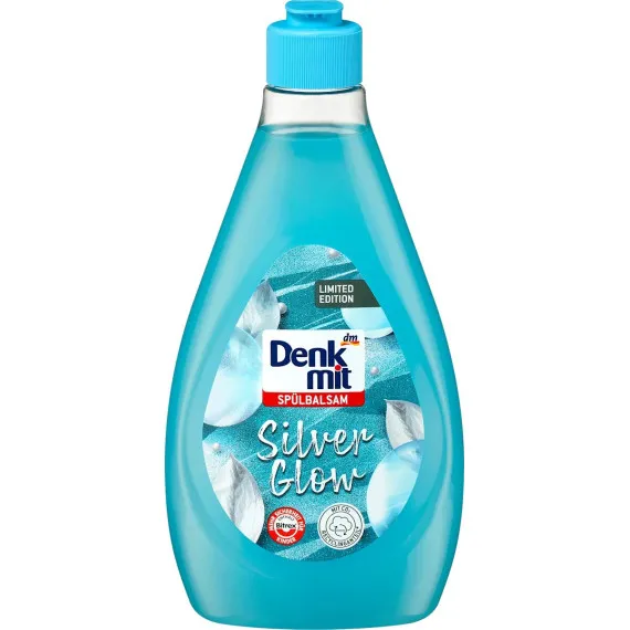 Средство для мытья посуды Серебристое сияние Denkmit, 500 мл (Германия) Denkmit Spülmittel Balsam Si Львов - изображение 1