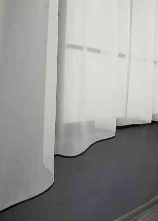 Кухонная тюль арка с ламбрекеном VR-Textil № 025к венге с молочным 270х170 см (52-1025) Киев