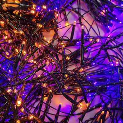 Гірлянда YES! Fun 100 LED, помаранч.+фіолет. 5м, 8 режимів (801178) Вінниця