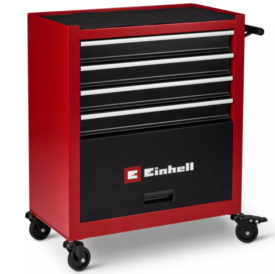 Інструментальний візок для інструментів на колесах 5 секцій Einhell TC-TW 100 ящик для інструментів (4510170) Київ