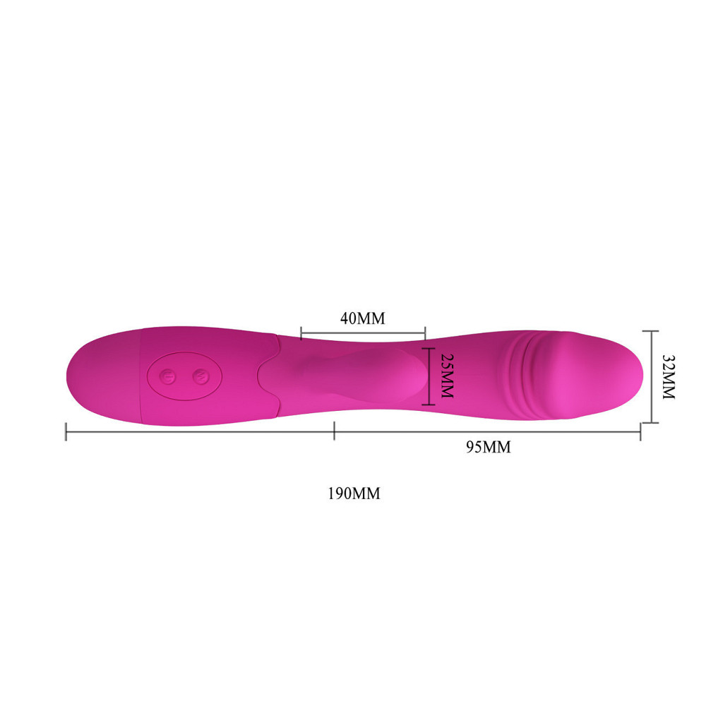 Вібратор - Pretty Love Snappy Vibrator Pink Sex Aura Київ - фото 9