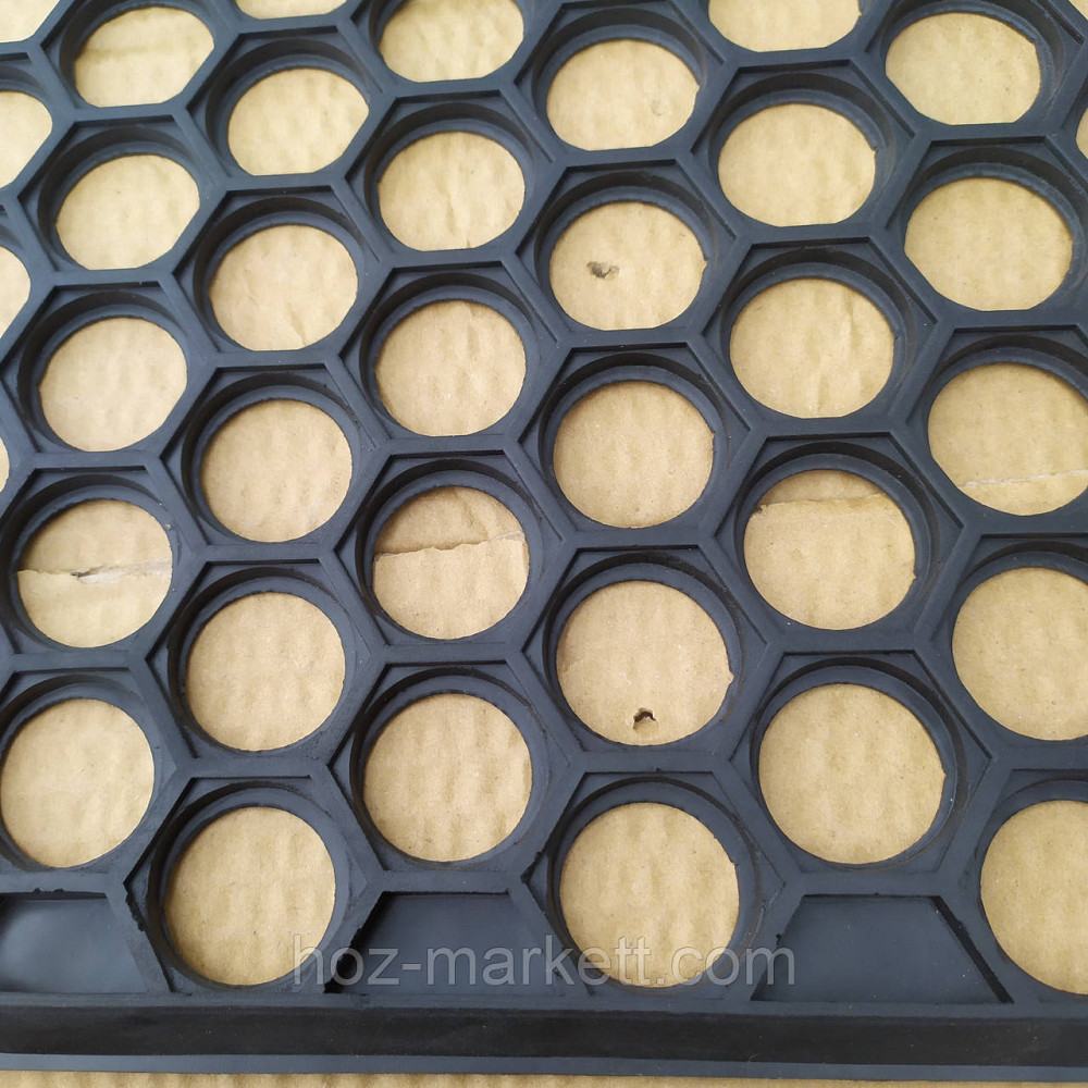 Коврик 40 см х 60 см резиновый соты  килим Харьков - изображение 3