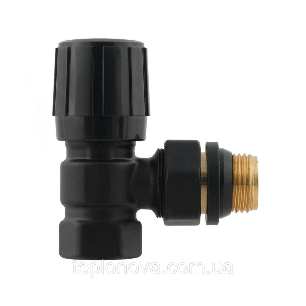 Комплект запорных клапанов угловой Raftec BLACK 1/2