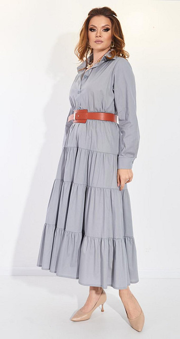 Коттоновое платье с оборками (48) Киев - изображение 1