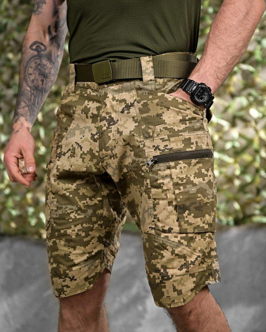 Тактичні шорти PREMIUM піксель ДЛ7039 Одеса - фото 1