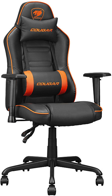 Крісло для геймерів Cougar Fusion S чорний з помаранчевим Харків - фото 3