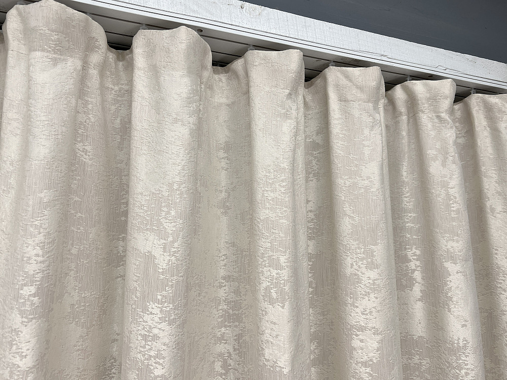 Комплект готових штор VR-Textil Жакард Sultan XO № 1281ш Світло-бежевий 150х290 см 2 шт (33-0760) Київ - фото 16