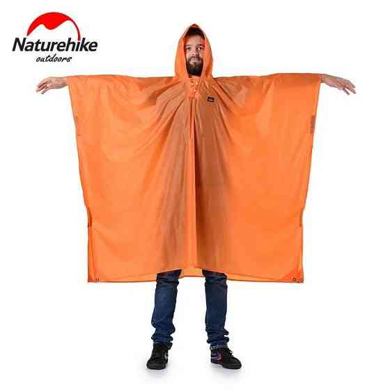 Пончо-дощовик 3 в 1 Naturehike NH17D003-M, 20D, помаранчевий Київ