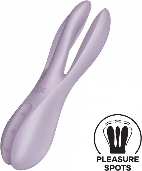 Кліторальний вібратор Satisfyer Threesome 2 Violet Львів - фото 1