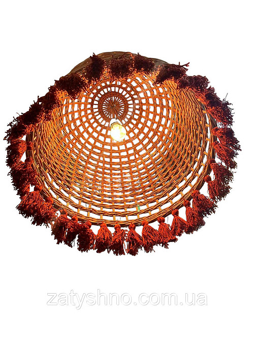 Люстра плетена з китицями Киев - изображение 3