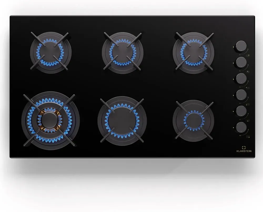 Варочная поверхность Klarstein Goldflame 6 Czarny Киев - изображение 1
