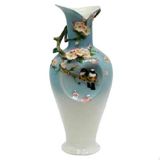 Ваза для цветов фарфоровая Птицы Киев