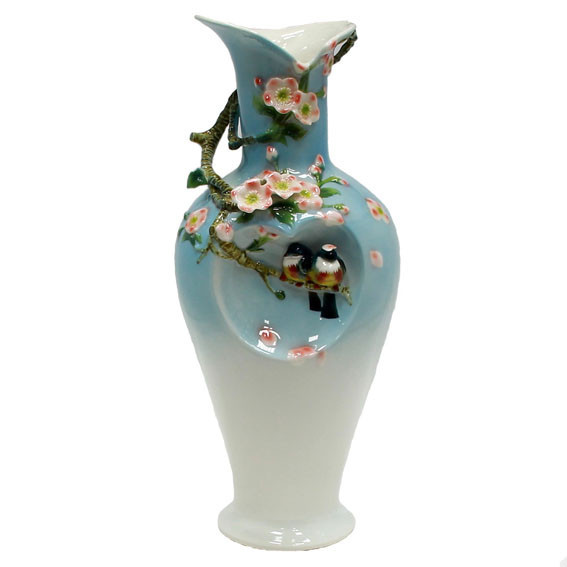 Ваза для цветов фарфоровая Птицы Киев - изображение 1