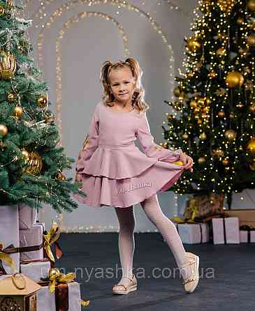 Дитяче плаття з вишивкою на рукавах Поділля-колоски Кривий Ріг