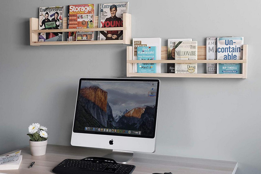 Настенная книжная полка 