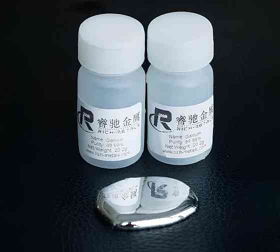 Метал Галлій RESTEQ 20 грамів — метал Ga з чистотою 99.99%, плавиться в руці Київ