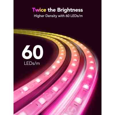 Світлодіодна стрічка Govee H100E LED Compatible extension of H61E1, 1.0m, RGBIC , WI-FI/Bluetooth, white (H100E0D1) Вінниця