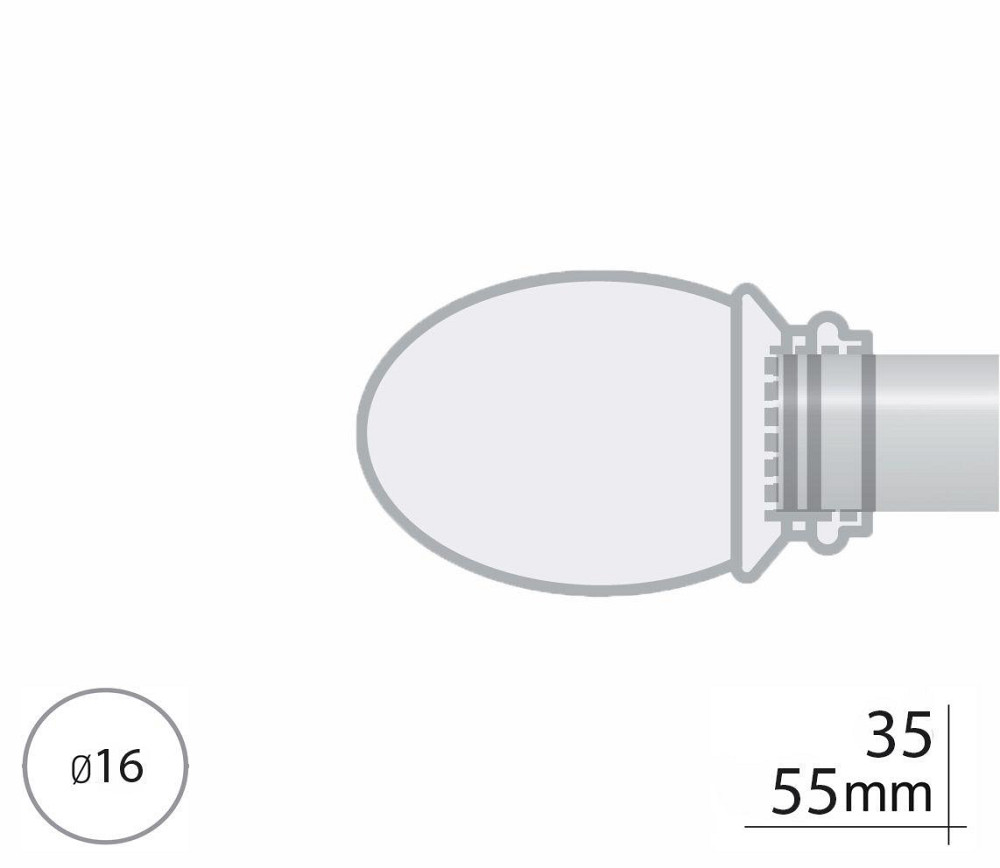 Закінчення для карнизу Orvit БЕЛУНО 16 мм МІДЬ Львов - изображение 2