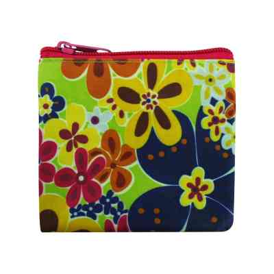 Кошелек детский Cool For School на блискавці "Квіти", зелений (CF86360) Винница