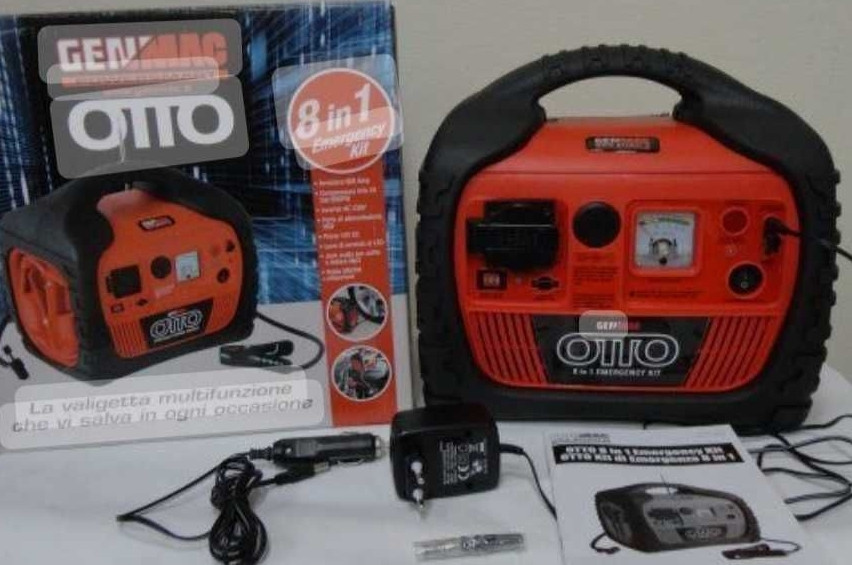 Пуско-зарядний пристрій, павербанк, Genmac OTTO 8в1 (компресор;бустер; Київ - фото 3