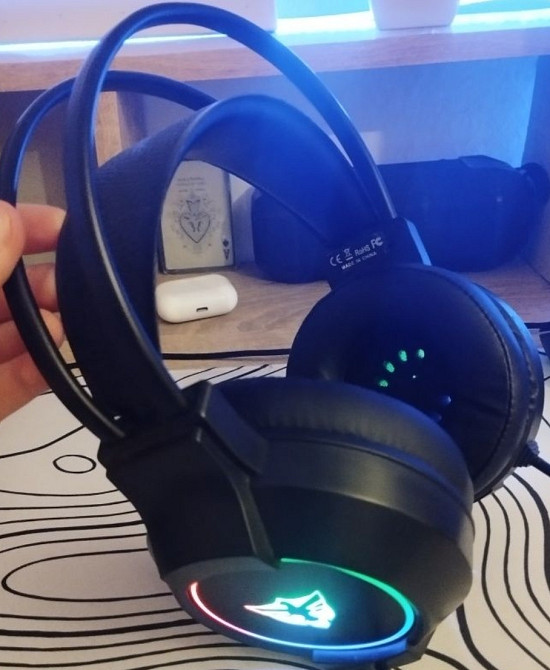 Наушники игровые с подсветкой. Харьков - изображение 1