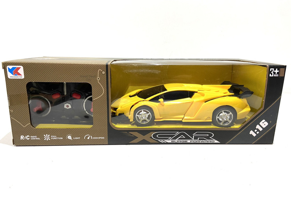 Трансформер робот на радіокеруванні перетворюється на машинку 19 см вид 1 Жовтий (888-AD) Чернігів - фото 5