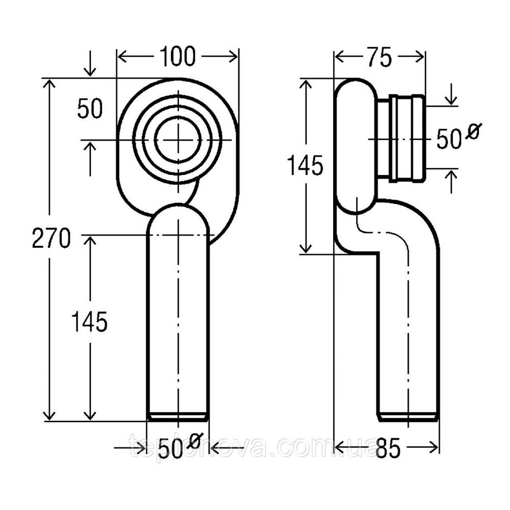 Сифон для пісуара VIEGA вбудований нижній 492458 Чернівці - фото 3