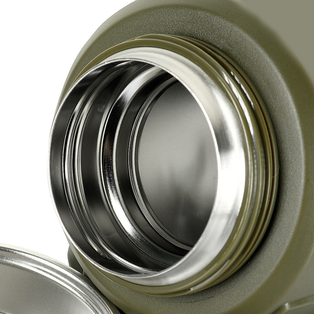 Армійський Термос для напоїв 1.6 літрів з ручкою та ременем M-Tac (UN-G05-1600A) Нержавіюча сталь Нововолинськ - фото 8