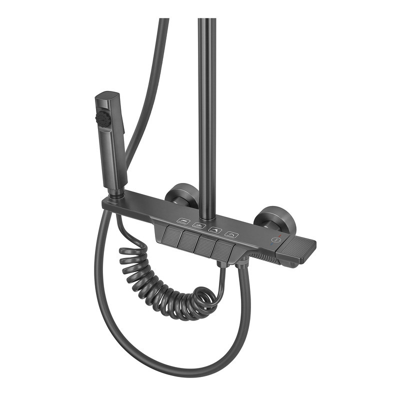 Душова колона зі змішувачем Mixxus Premium Terra 029-J Graphite (колір графіт) (MI8386)   ( 25015 ) Харьков - изображение 10