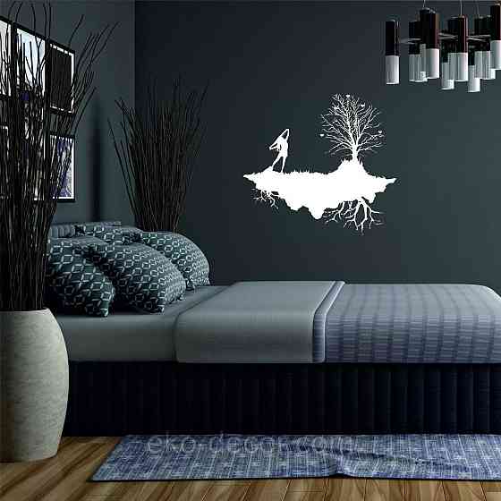 Декоративное настенное Панно «Дерево», Декор на стену 70*60 см, Белый Киев