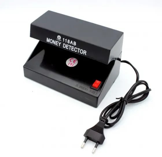 Детектор валют от сети UKC AD 2138 ультрафиолетовый для проверки денег Коломия