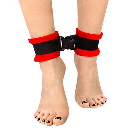 Поножи Art of Sex Ankle Cuffs - Soft Touch Червоні Sex Aura Київ