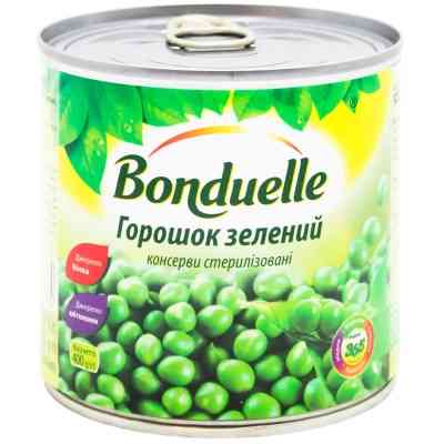 Овочева консервація Bonduelle Горошок зелений консервований 400 г (3083680048774) Вінниця