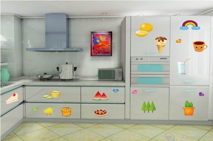 Декоративна наклейка на стіну або меблі Київ - фото 1