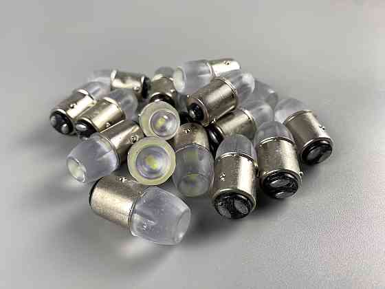 Світлодіодна автомобільна лампа стоп-сигнал/покажчик повороту 12V 2-ух контактний цоколь 1157 BAY15d Мукачево