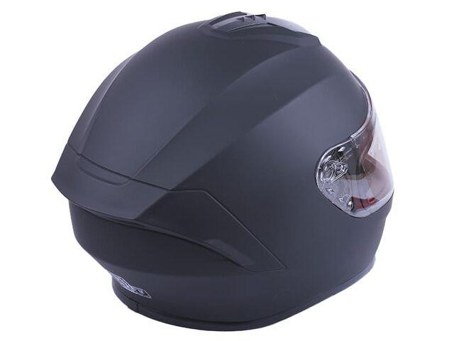 Шлем мотоциклетный MD-813, черный матовый с прозрачным стеклом, size L Мукачево - изображение 2