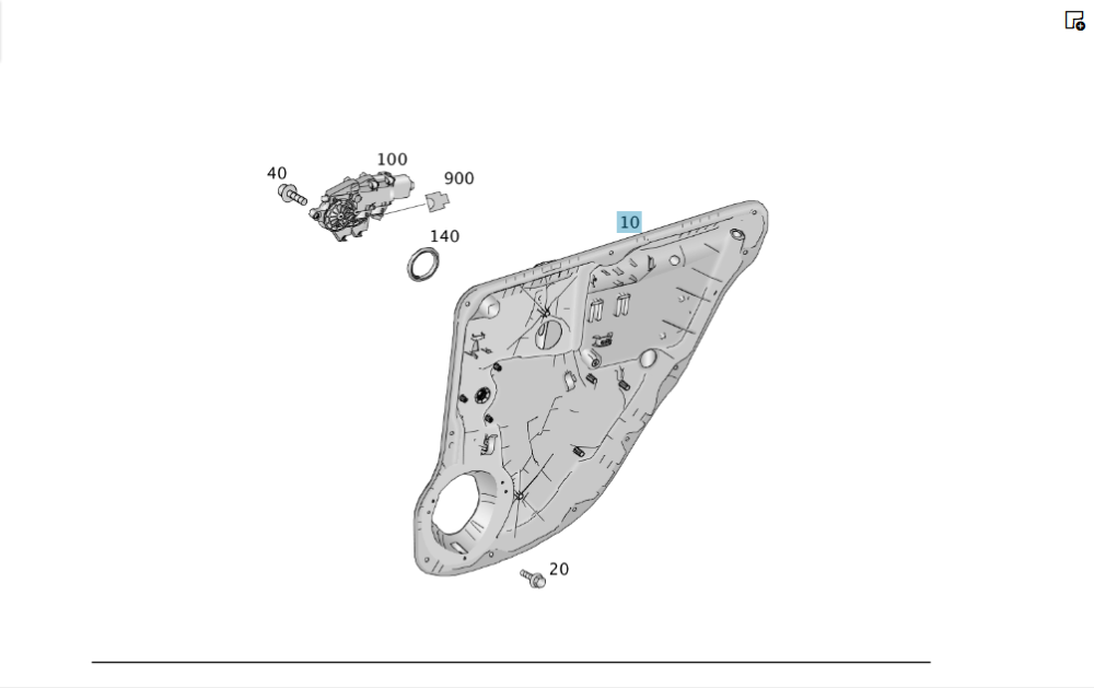 Mercedes-Benz  A1667308901 Склопідйомник задніх лівих дверей ML/GLE W166 GL/GLS X166 Одеса - фото 1
