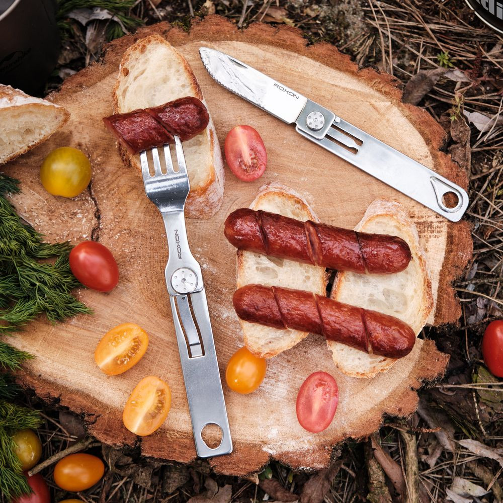 Набір столових приборів Roxon C1S 3 in1 (ложка, виделка, ніж), нержавіюча сталь Киев - изображение 18