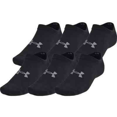 Шкарпетки Under Armour 1382611-001 Essential No Show 6 пар чорний MD (196885585142) Вінниця