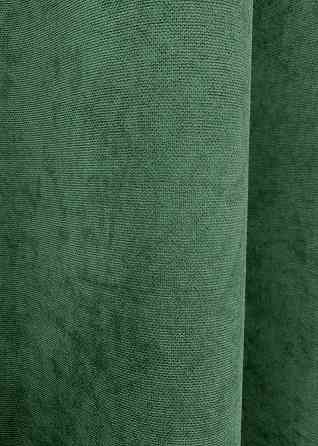 Шторна тканина мікровелюр Petek YL колір зелений 1709ш Київ