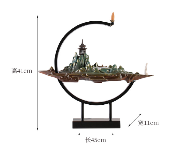 Декоративная LED аромалампа 45х41 см, подставка для благовоний, светильник 2в1!! ЛУНА Пагода Лодка Кременчуг - изображение 5
