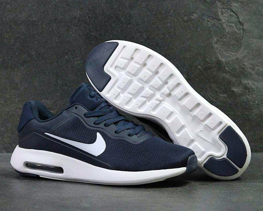 Мужские Кроссовки Nike 90 Синие Найк с Амортизацией Тканевые (размеры: 41,42,43,44) - 535-4 Днепр - изображение 4