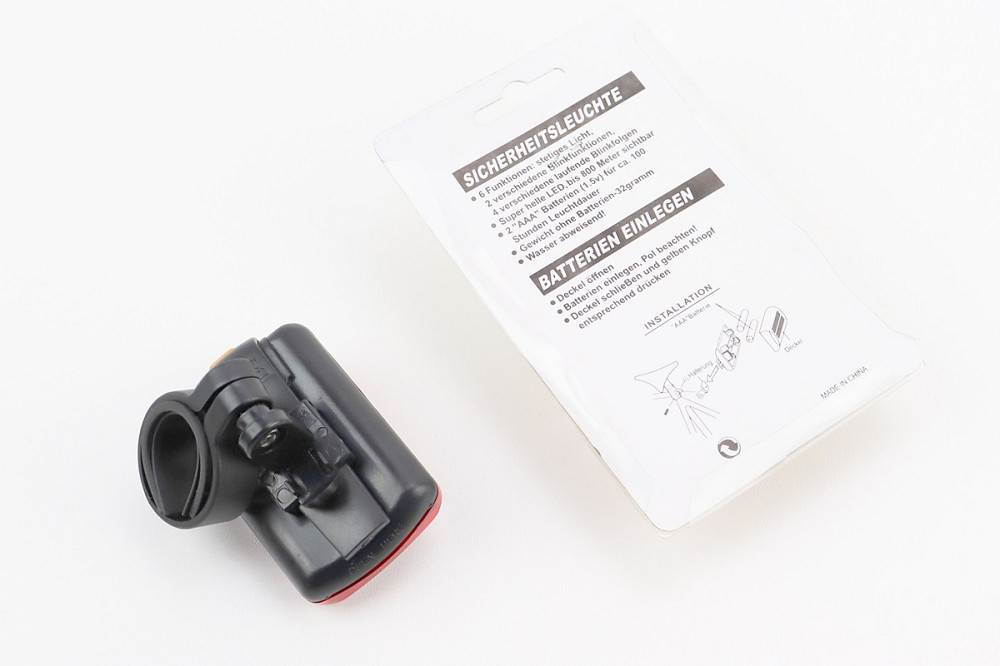 Ліхтар задній 5 діодів, JY-380 (без батарейок) Київ - фото 2