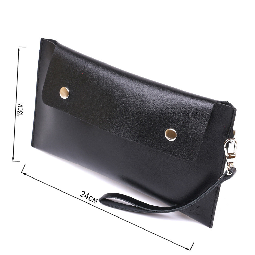 Кожаная тревел-косметичка Shvigel 16420 унисекс Черный Киев - изображение 3