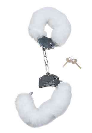 Наручники - Fetish Boss Series Furry Cuffs White Sex Aura Київ