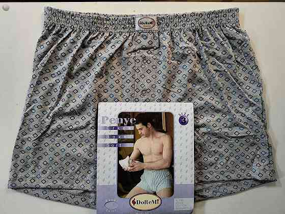 Трусы мужские семейные 100% хлопок Doremi Ассорти 1 7 (4XL) Киев