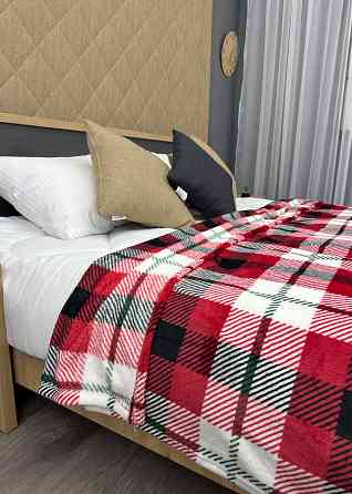 Плед-покривало Decorator WellSoft 150х210 см Клітинка Різнобарвний (87-274) Київ