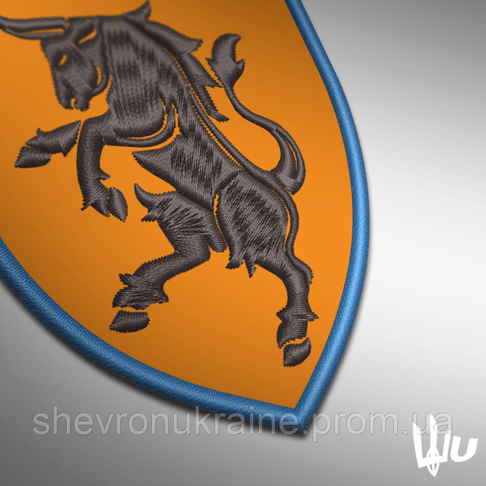Шеврон под заказ 43 ОМБр (Срок изготовки 3-5 дней. На липучке) Размер 8x7см Киев - изображение 5