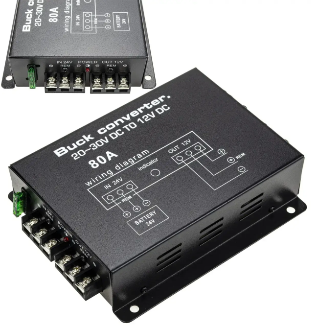 Автомобильный преобразователь DC24-12 80A Киев - изображение 4