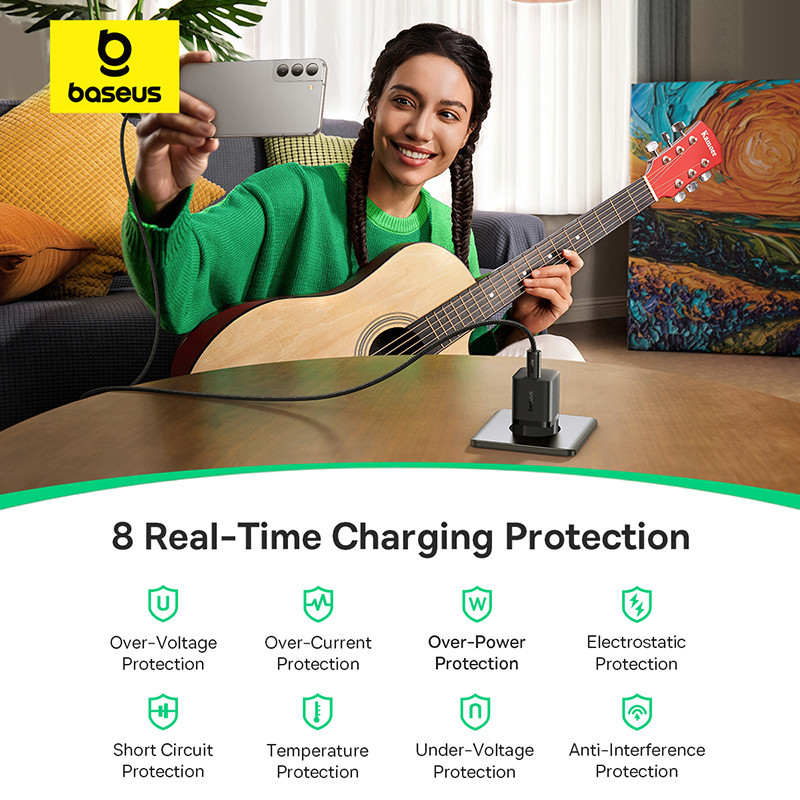 Зарядное устройство Baseus GaN5 25W Mini Черное Киев - изображение 3